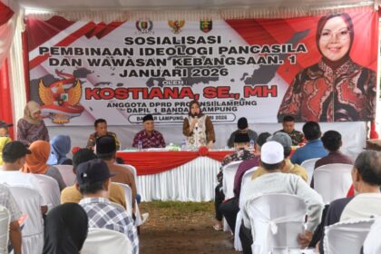 Sosialisasi Ideologi Pancasila, DPRD Lampung Libatkan Masyarakat Bandar Lampung
