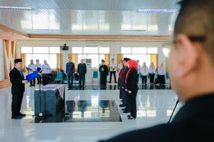 Sekdaprov Lampung Lantik Pejabat Administrator, Dorong Integritas dan Kinerja