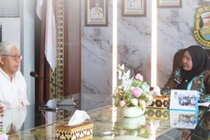 Silaturahmi Kadivre IV Tanjungkarang ke Pemkot, Bahas Sinergi Program