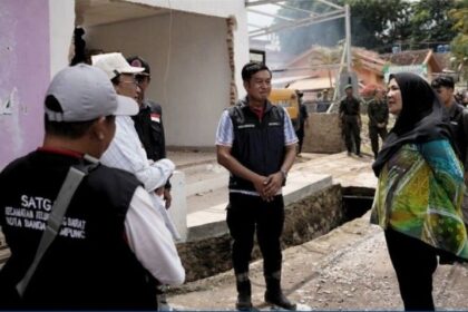 Eva Dwiana Pastikan Kelancaran Drainase di Teluk Betung Barat