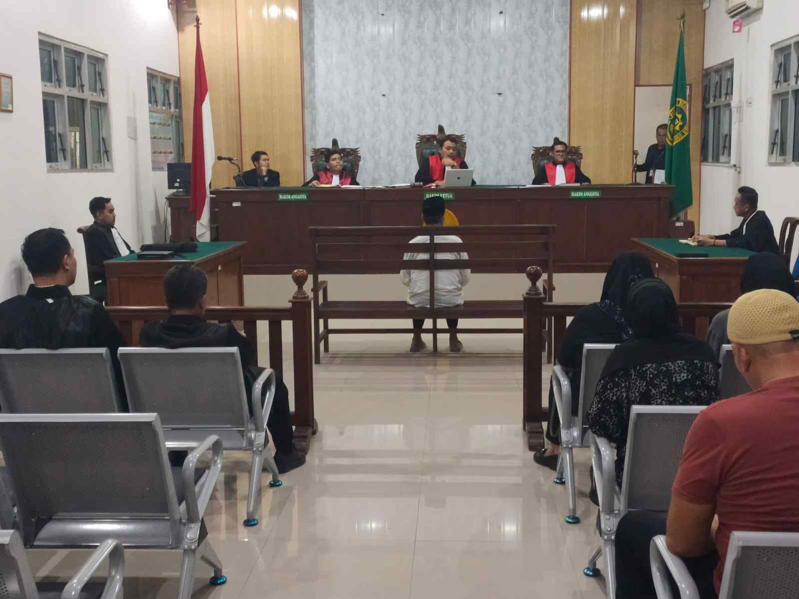 Majelis Hakim PN Gunung Sugih Jatuhkan Vonis 4 Tahun kepada Sulaiman Bin Tabrani