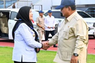 Walikota Bandar Lampung Sambut Kedatangan Presiden Prabowo