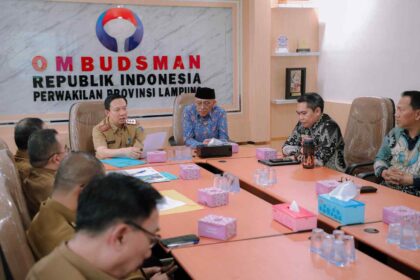 Pemprov Lampung Perkuat Kualitas Pelayanan Publik, Ombudsman Siap Dampingi