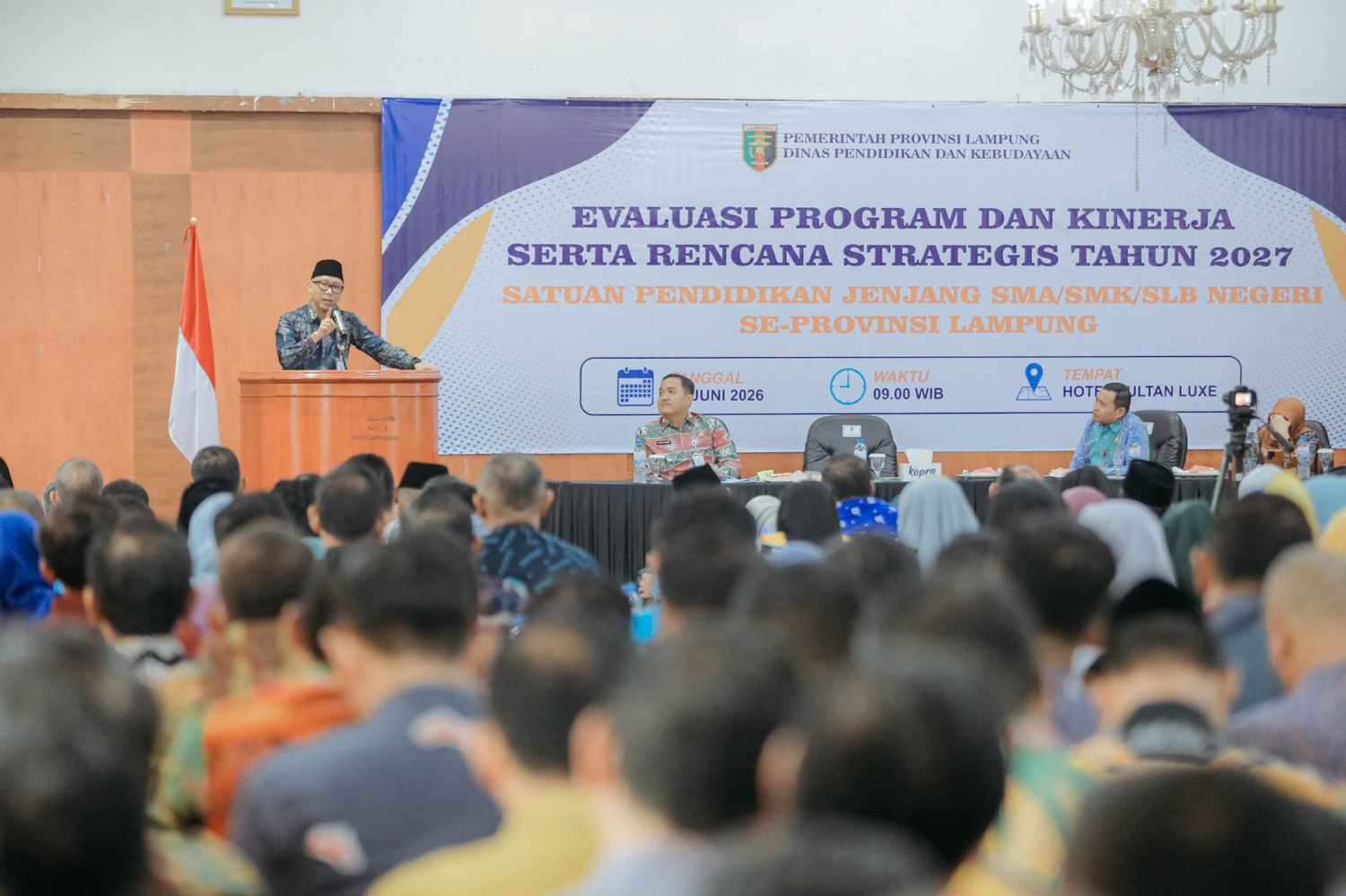 Gubernur Mirza Tekankan Peran Guru dan Kepala Sekolah Bangun Generasi Lampung