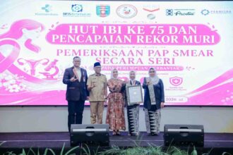 IBI Lampung Cetak Rekor MURI, Gubernur Dorong Skrining Kanker Serviks Berkelanjutan