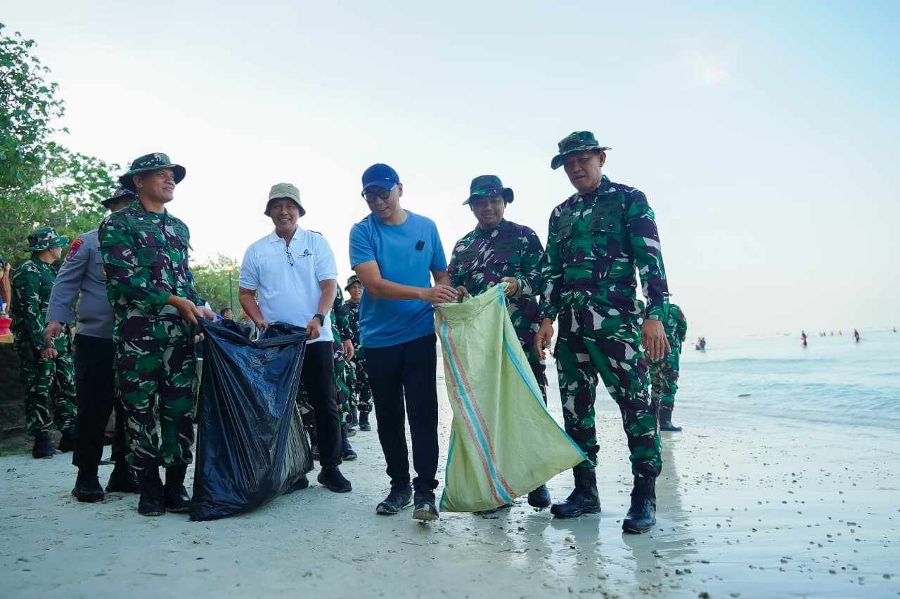 Gerakan Radin Inten Asri, Pemprov Lampung dan Kodam XXI/Radin Inten Perkuat Penataan Pesisir