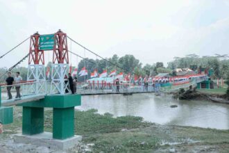 Wagub Jihan: Jembatan Garuda Merah Putih Jadi Penghubung Vital Warga Way Bungur