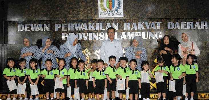 Kunjungi DPRD Lampung, Anak-anak TK Lazuardi Haura Belajar Kenal Lembaga Legislatif