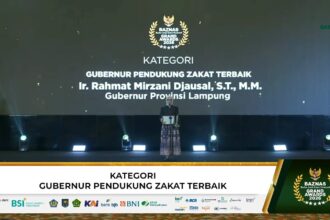 Lampung Raih Penghargaan dari BAZNAS RI, Mirza Dinilai Dukung Penguatan Ekosistem Zakat